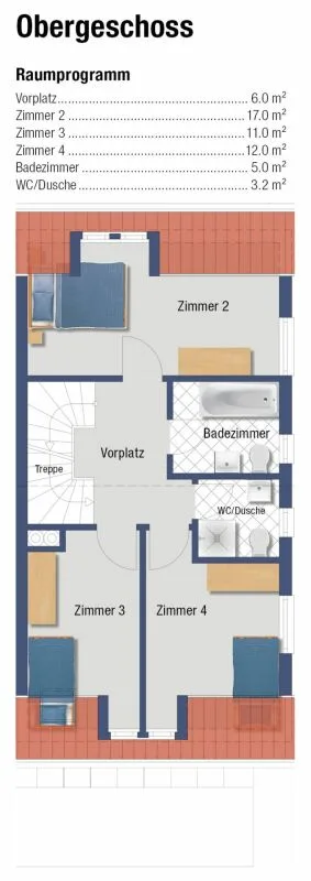 Appartamento a mansarda di 5,5 locali su tre piani in una posizione tranquilla e familiare a Gossau ZH – foto 19 di 20