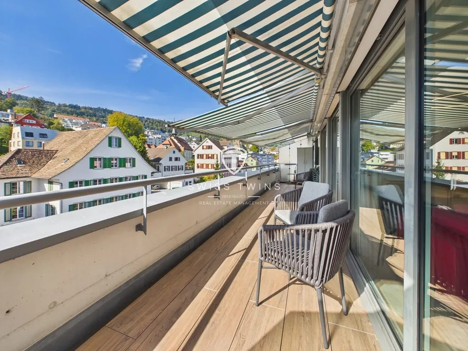 Lichtdurchflutete 3.5-Zimmer-Attika- in Horgen - Terrasse, Seesicht & optional voll ausgestattet – Foto 10 von 13