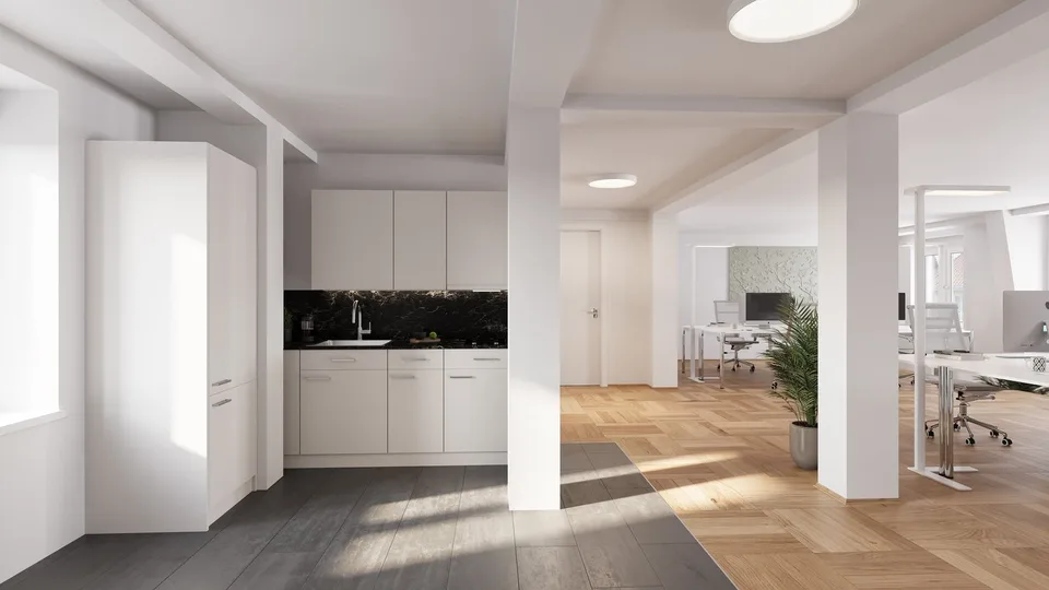 135 m² Büro im 4. OG am Bahnhof Enge in Zürich mieten – Foto 2 von 2