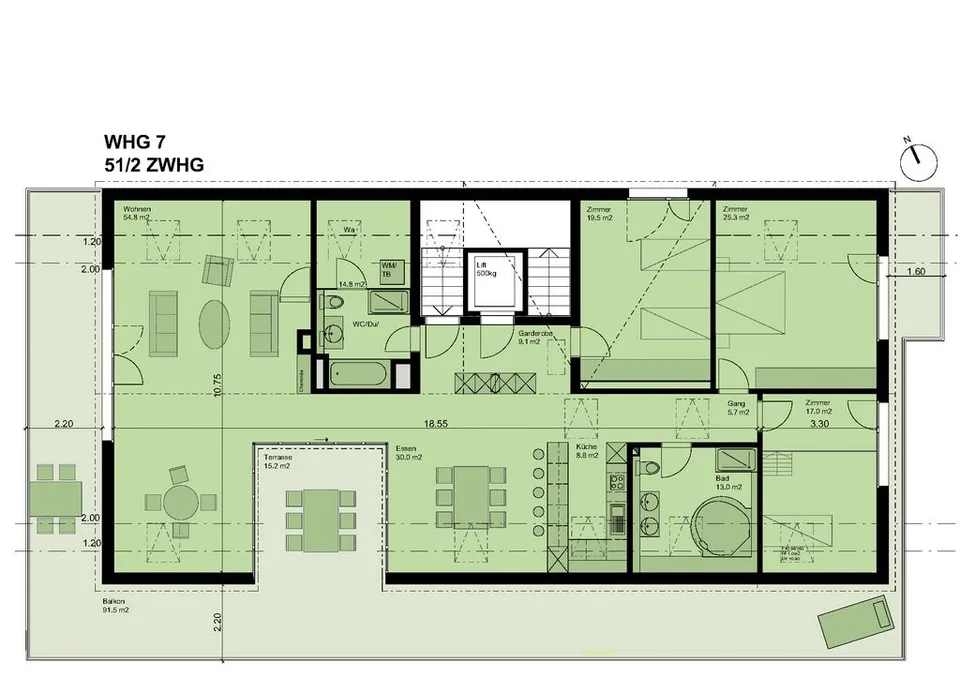 Rêve de penthouse sur deux étages – photo 11 sur 12