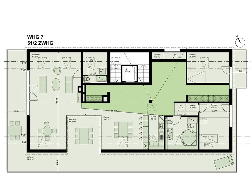 Rêve de penthouse sur deux étages – photo 12 sur 12