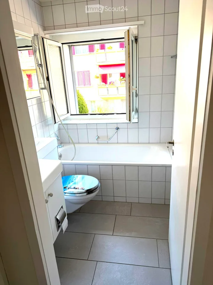 Charmante 3-Zimmer-Wohnung mit Südbalkon, Blick ins Grüne & Carport in Pratteln – Foto 5 von 11