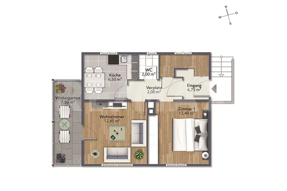 Chalet charmant de 4,5 pièces avec vue lointaine sur les champs et les prairies dans un quartier résidentiel – photo 12 sur 13