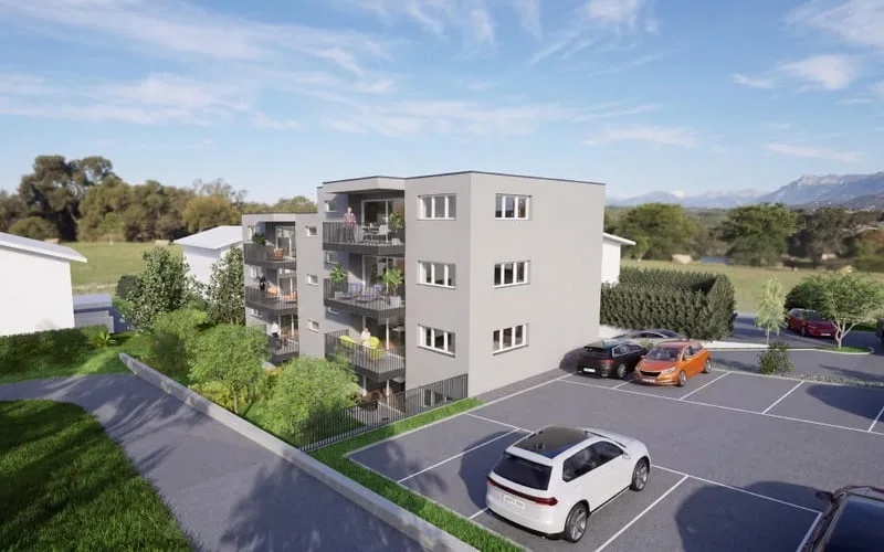 Neue 3.5-Zimmer-Wohnung mit Aussicht und Balkon in Réchy – Foto 2 von 4