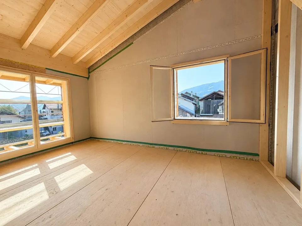Penthouse with panoramic view in Granois (Savièse) – photo 9 of 10