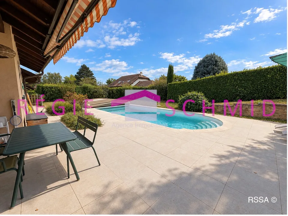 Villa individuelle de 8,5 pièces à Trélex au calme avec piscine – photo 2 sur 10