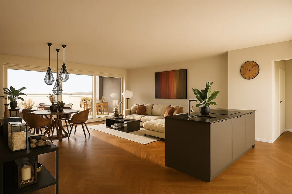 Appartement neuf, 3,5 pièces avec espace de séjour et espace vert à Gommiswald – photo 7 sur 7