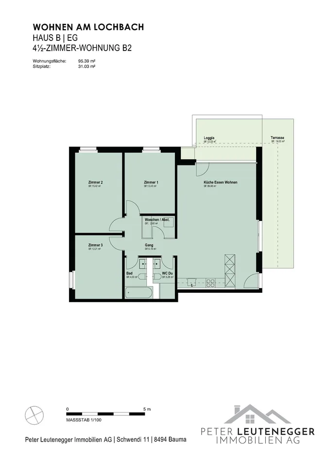 Erstvermietung - Grosszügige 4.5 Zimmer-Neubauwohnungen an ruhiger Lage – Foto 12 von 12