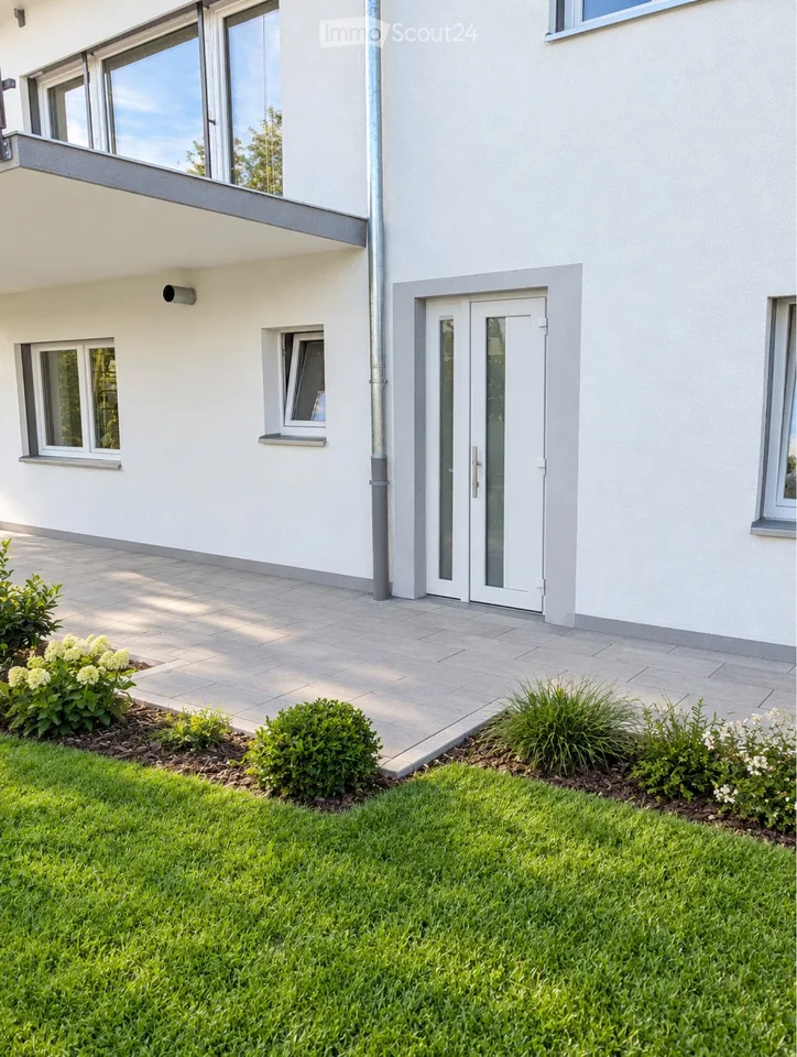 Wohnung mit 3,5 Zimmern, Terrasse und Garten – Foto 4 von 5