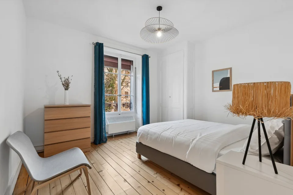 Charmantes möbliertes 1-Zimmer-Apartment mit hohen Decken in der Nähe des Bahnhofs Cornavin – Servette, Genf – Foto 7 von 10
