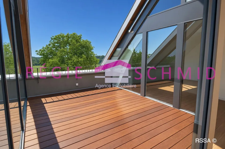 Duplex-Dachgeschosswohnung mit 7,5 Zimmern in Eysins – Foto 6 von 13