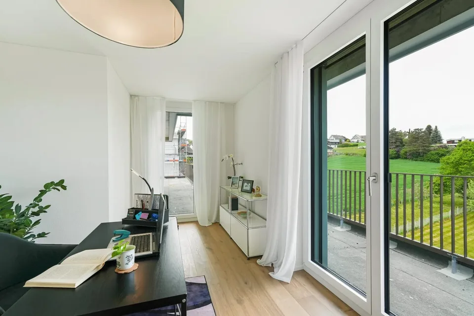 Appartement penthouse avec beaucoup d'intimité, vue sur le vert et terrasse de 97 m² – photo 9 sur 13