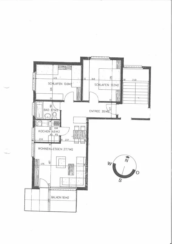 Appartamento soleggiato di 3,5 locali, Hauptstrasse 30, Davos Wiesen – foto 14 di 14