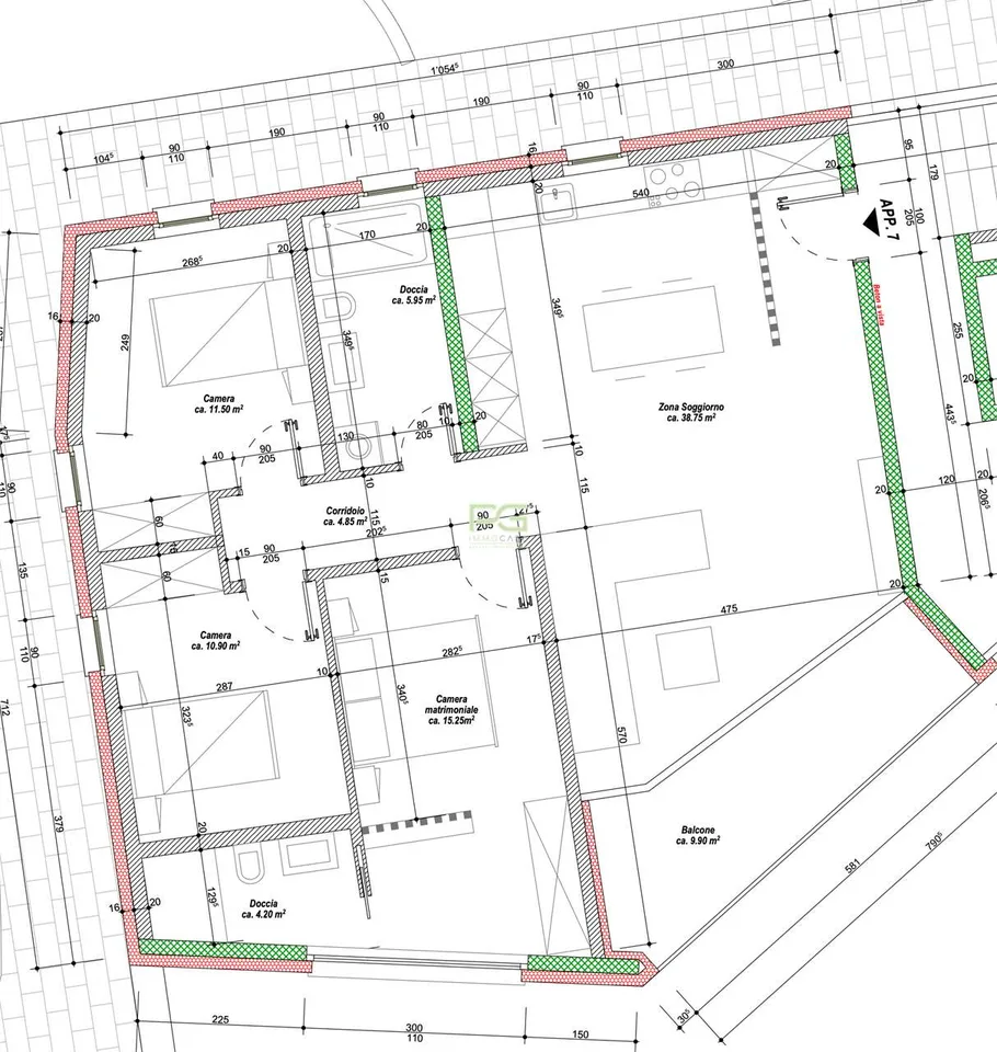 Nuovo appartamento in zona centrale a Giubiasco – foto 6 di 6