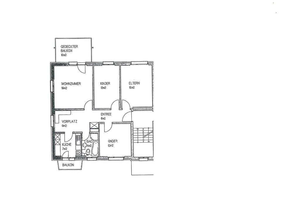Charmant appartement 4.5 pièces avec balcon – photo 9 sur 9