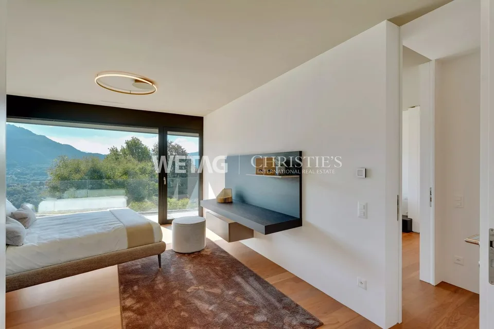 Sonnige Penthousewohnung mit herrlicher Seesicht zum Verkauf in Lugano-Muzzano, mit privatem Garten & Pool auf dem Dach – Foto 12 von 13