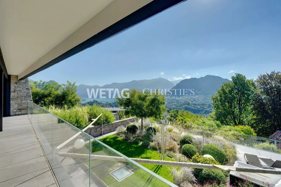 Sonnige Penthousewohnung mit herrlicher Seesicht zum Verkauf in Lugano-Muzzano, mit privatem Garten & Pool auf dem Dach – Foto 11 von 13