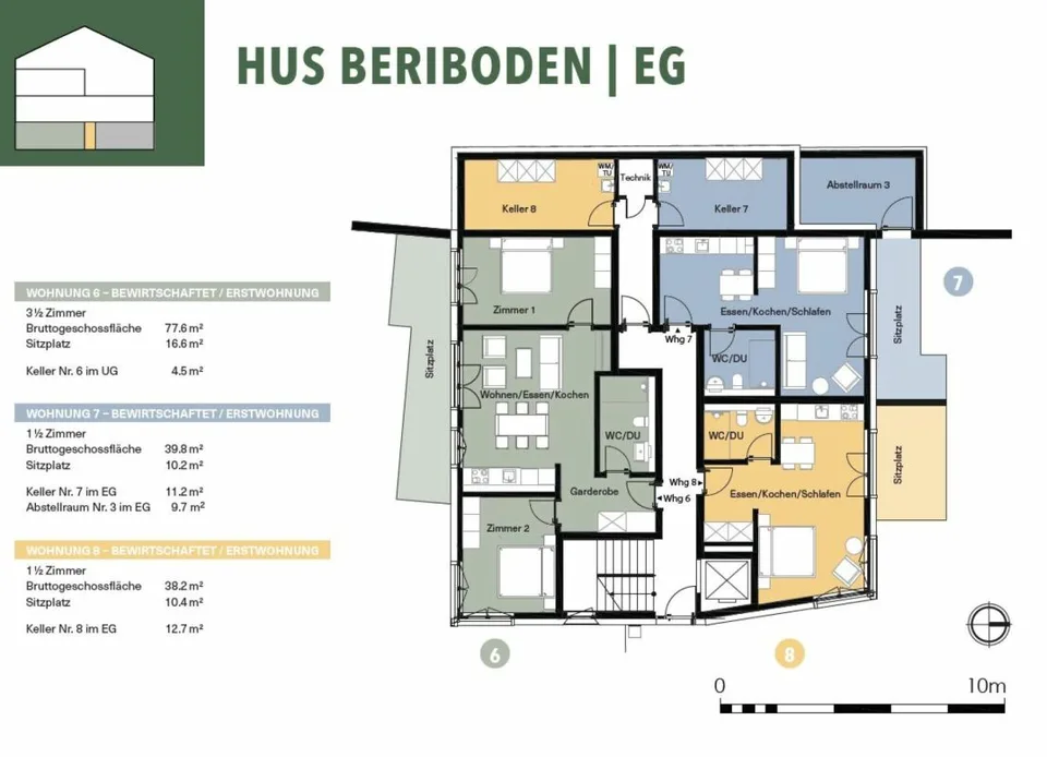 1.5-Zimmer-Wohnung ERSTWOHNSITZ – Foto 7 von 8
