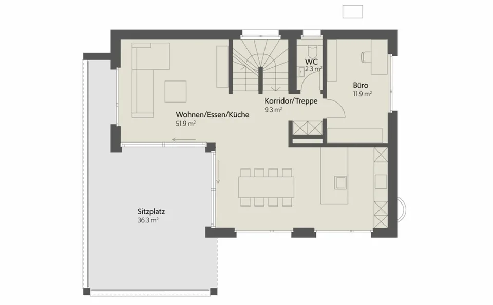 324 m² | 6.5-Zi.-Einfamilienhaus | Erstbezug | Am Wellenberg – Foto 9 von 13
