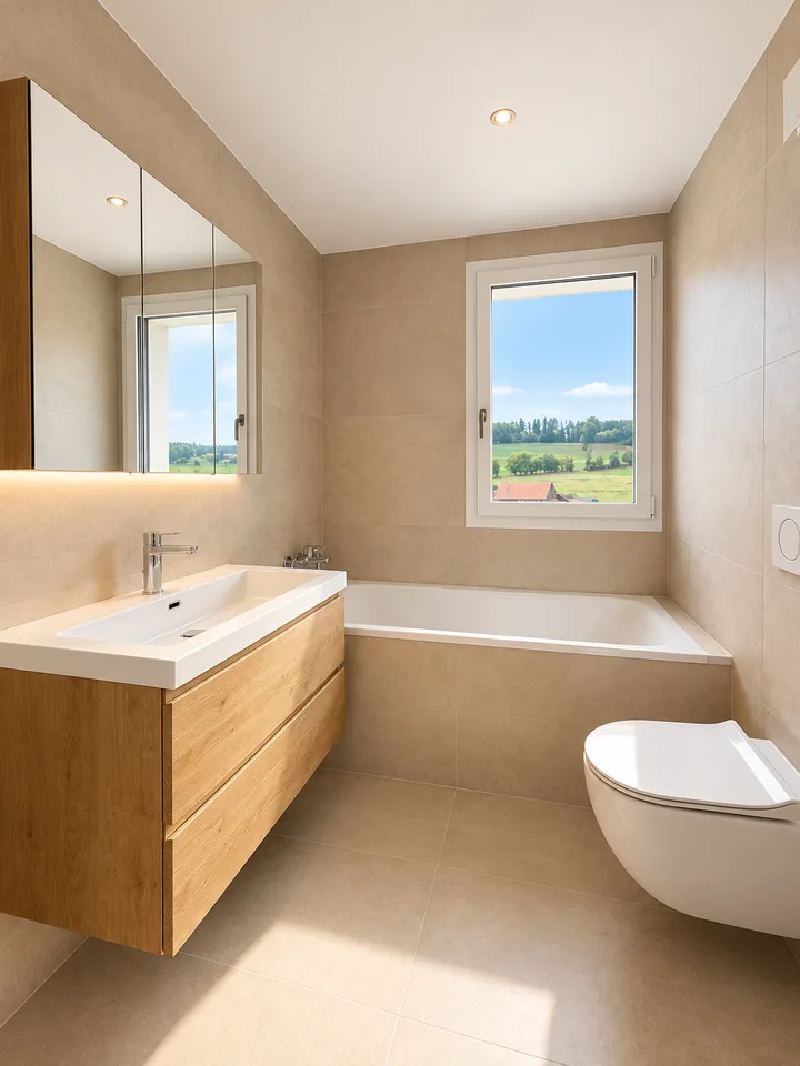 NEUE VILLA 6,5 ZIMMER – 5 SCHLAFZIMMER – VERFÜGBAR AB SOFORT – Foto 9 von 9