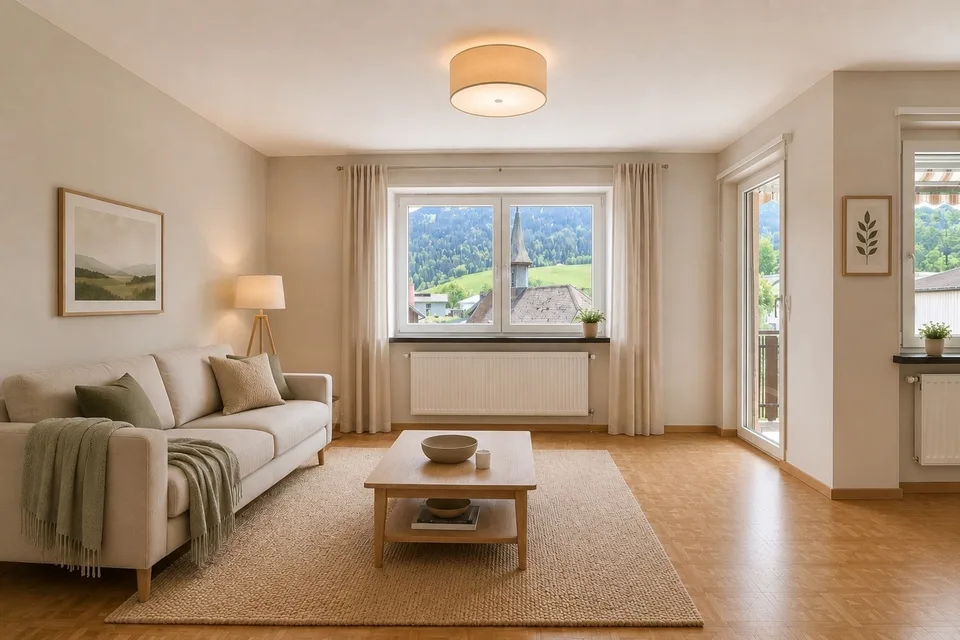 Charmante 4,5-Zimmer-Stockwerkeigentumswohnung mit Balkon und Garage – foto 4 di 13