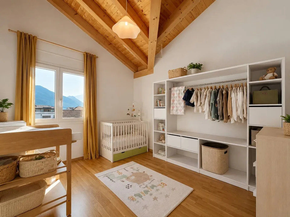 Auf der letzten Etage, wunderschöne 4,5-Zimmer-Wohnung mit Bergblick – Foto 8 von 10
