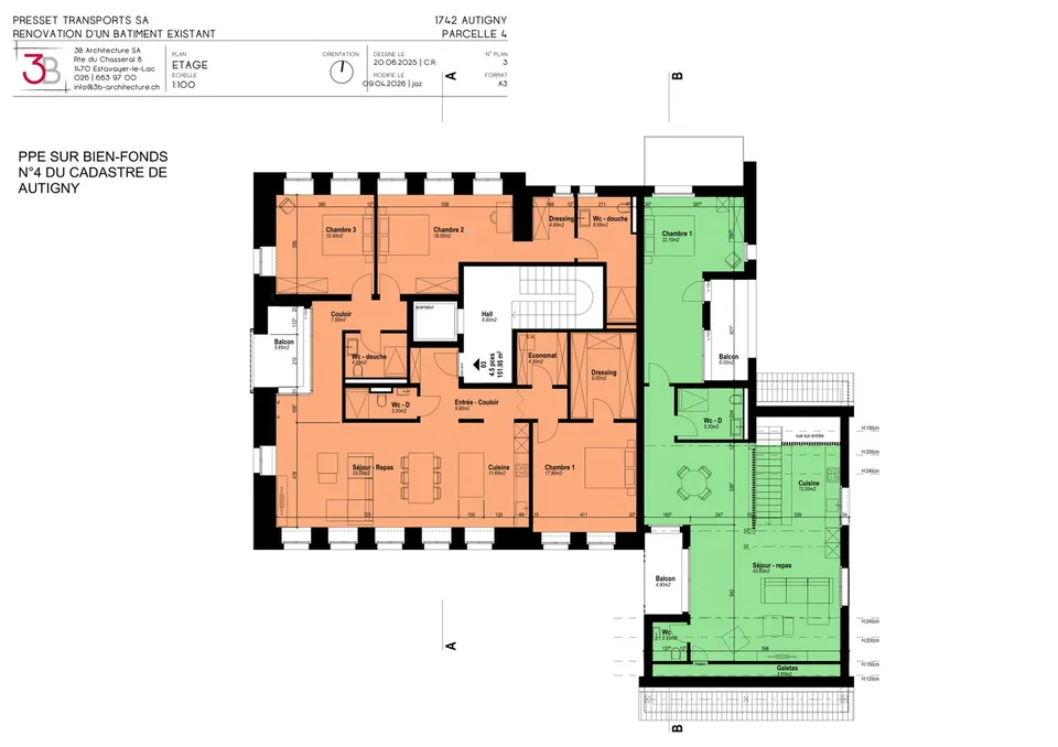 Appartement neuf de 2,5 pièces en duplex à Autigny avec entrée indépendante et 1 parking (LOT 6) – photo 11 sur 20