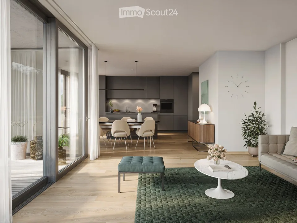 3.5-Zimmer-Neubauwohnung mit zwei Loggias – Foto 2 von 8
