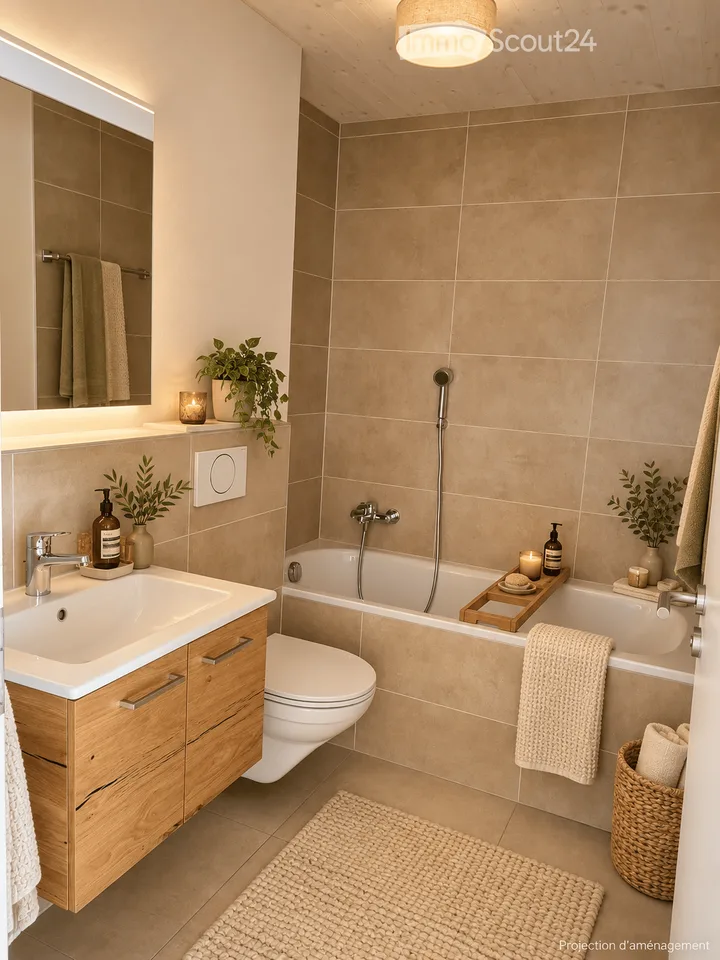 Appartement à Alterswil FR 4,5 pièces en bordure de forêt - 4½-Zimmer-Wohnung am Waldrand – foto 6 di 8