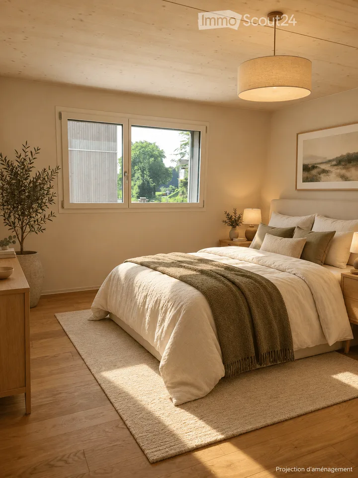 Appartement à Alterswil FR 4,5 pièces en bordure de forêt - 4½-Zimmer-Wohnung am Waldrand – foto 2 di 8