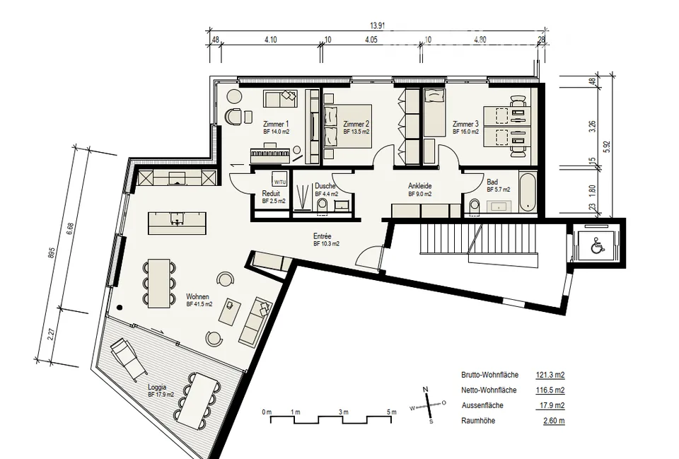 Habiter au bord de l'eau – Appartement exclusif 4,5 pièces dans la Feinspinnerei Windisch Kunzareal – photo 5 sur 5