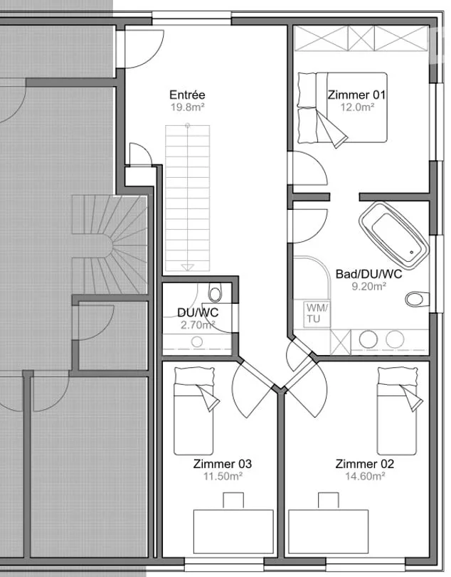 Appartamento mansardato di 4,5 locali con grande terrazza e vista mozzafiato – foto 8 di 9