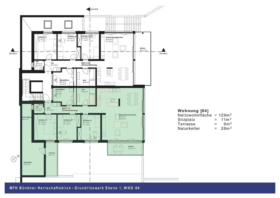 Attraktive 5.5-Zimmer-Dachwohnung mit Bergpanorama in Bad Ragaz – Foto 8 von 8