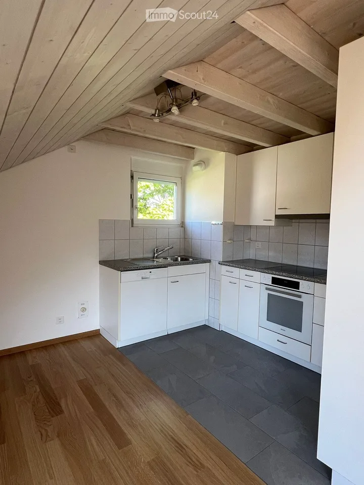 Dachwohnung mit Klimaanlage, Balkon, Cheminée in Bottmingen – Foto 4 von 4