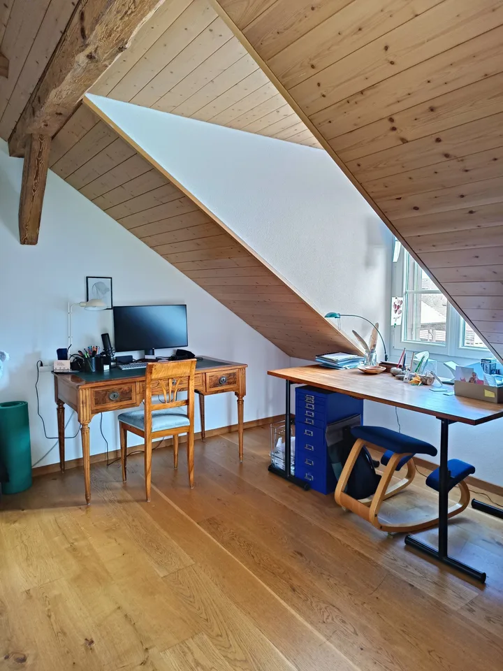 Appartement en mansarde lumineux 3,5 pièces avec terrasse à Galmiz – photo 12 sur 15