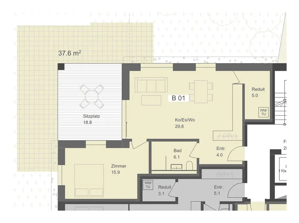 2.5 Zimmer Wohnung in Schaffhausen – Foto 7 von 8