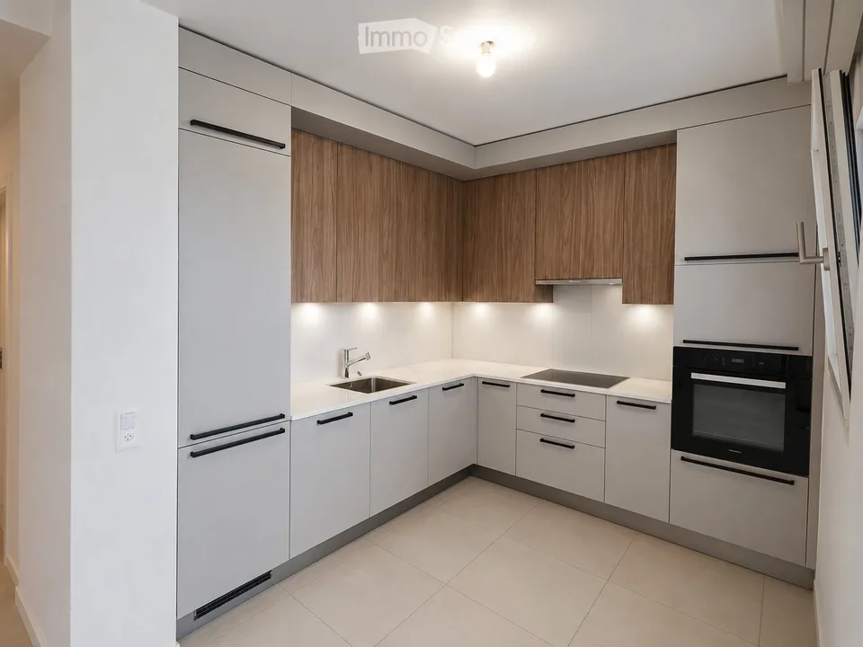 Moderne 2.5-Zimmer-Wohnung mit grossem Balkon in Marly – Foto 4 von 5