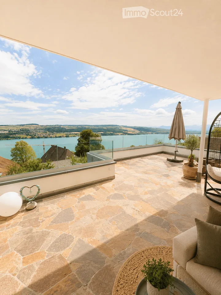 Exklusive 5.5-Zimmer-Terrassenwohnung mit unverbaubarer Seesicht in Birrwil – Foto 6 von 23