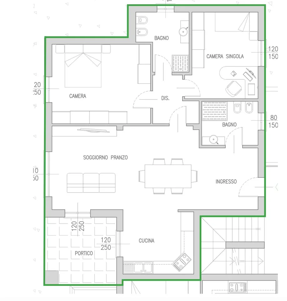 Geräumiges Dreizimmerapartment mit Garten in einer Residenz mit Swimmingpool und Spielplatz – Foto 9 von 13