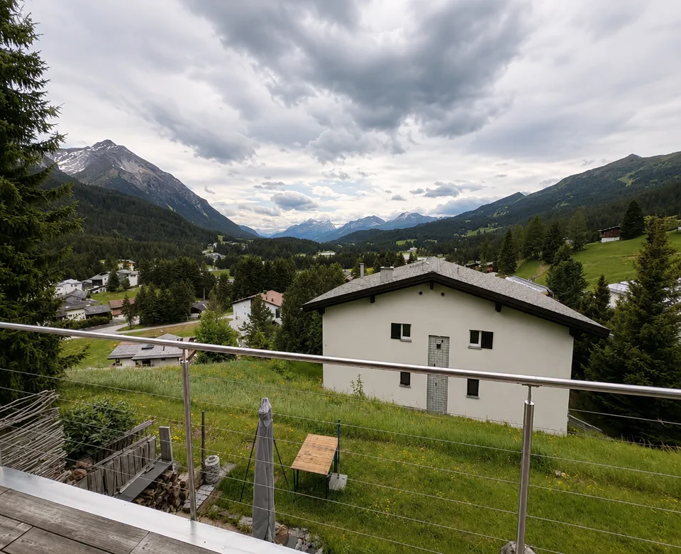 Appartement attractif de 4,5 pièces avec galerie et vue imprenable à Valbella – photo 14 sur 26