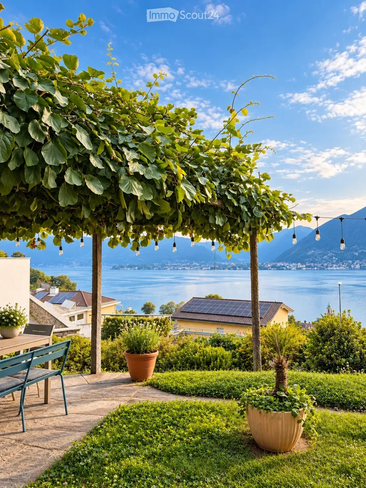 2,5-Zimmer-Wohnung in Vira Gambarogno mit herrlicher Aussicht, großen Außenflächen – Foto 5 von 5