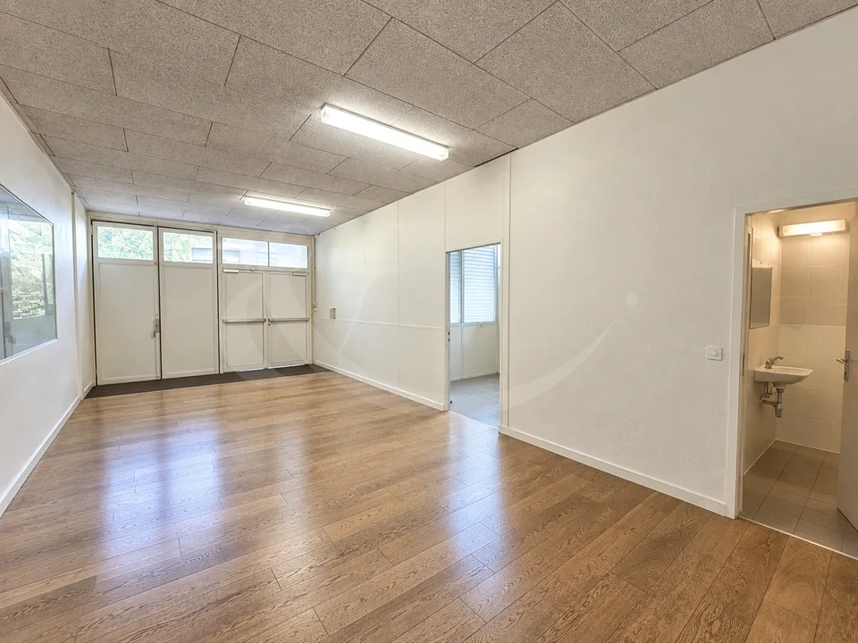 Carouge ? Superficie commerciale di 745 m² al piano terra, in due lotti PPE, affittata fino al 2027 – foto 2 di 6