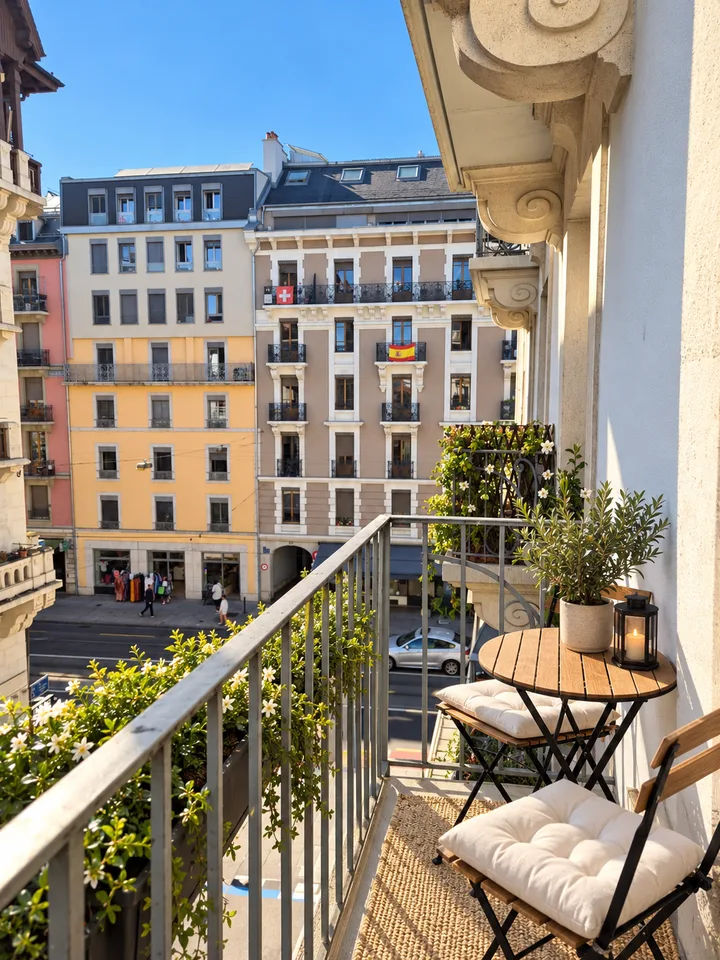 Appartamento luminoso di 3.5 locali con balcone a Ginevra – foto 2 di 3