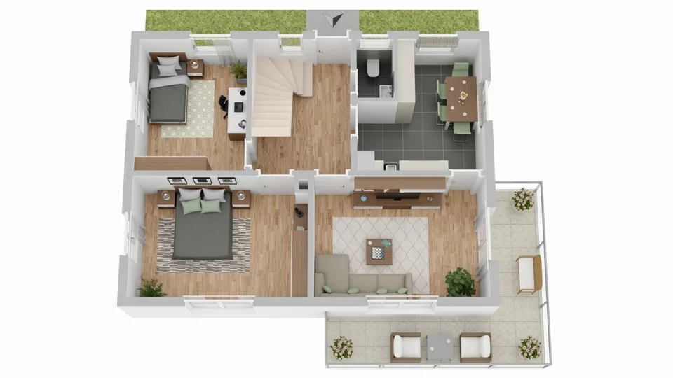 Charmantes Einfamilienhaus mit wunderschönem Grundstück in exklusiver – Foto 3 von 9