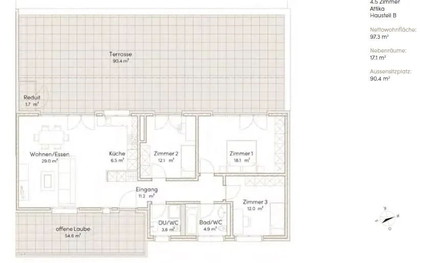 4.5 Room Attic Apartment – photo 3 of 18