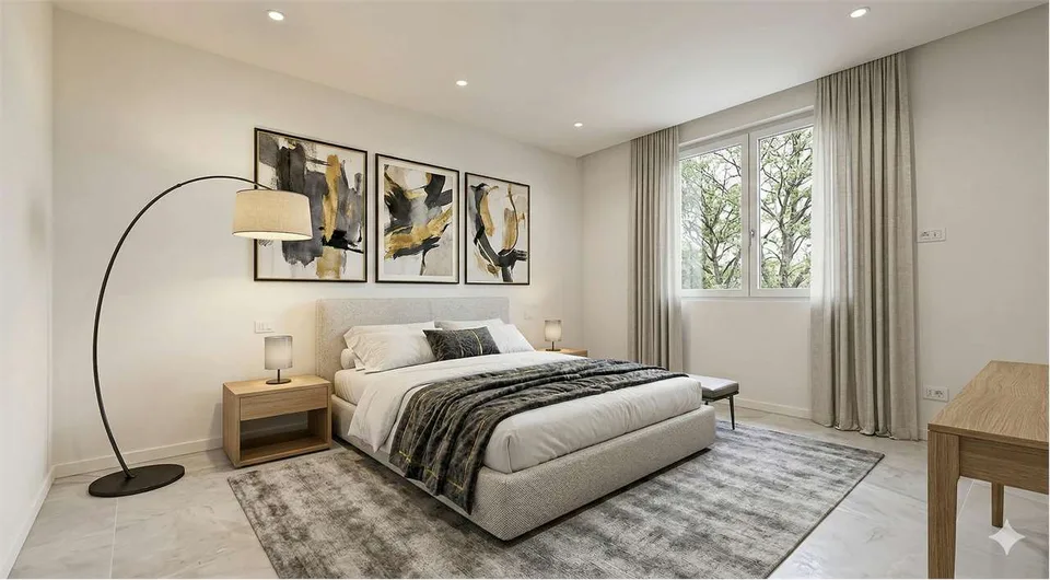 Neue und geräumige Dreizimmerwohnung mit großem Terrassenbereich in einer Residenz mit Swimmingpool – Foto 11 von 13