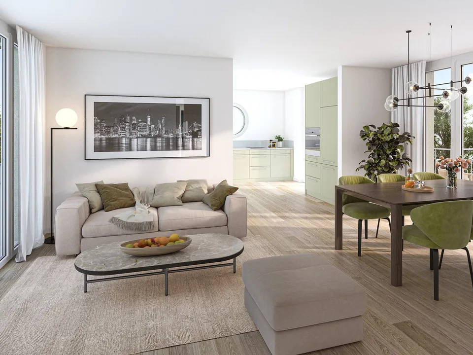 Moderne 3.5-Zimmer-Neubauwohnung mit Balkon in Oberglatt – Foto 2 von 7