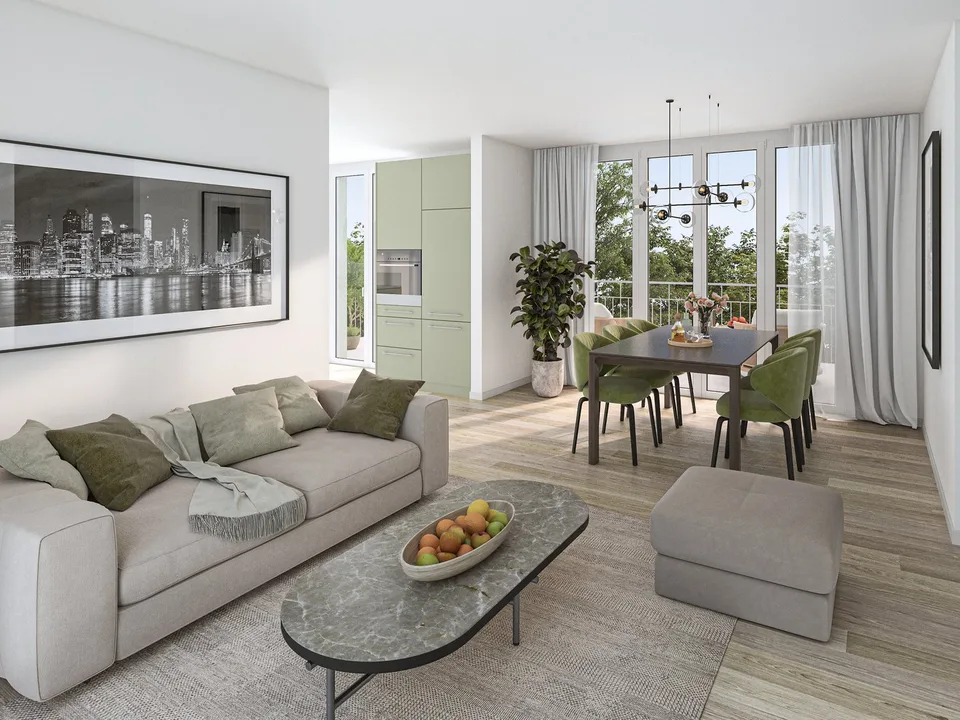 Moderne 3.5-Zimmer-Neubauwohnung mit Balkon in Oberglatt – Foto 5 von 7