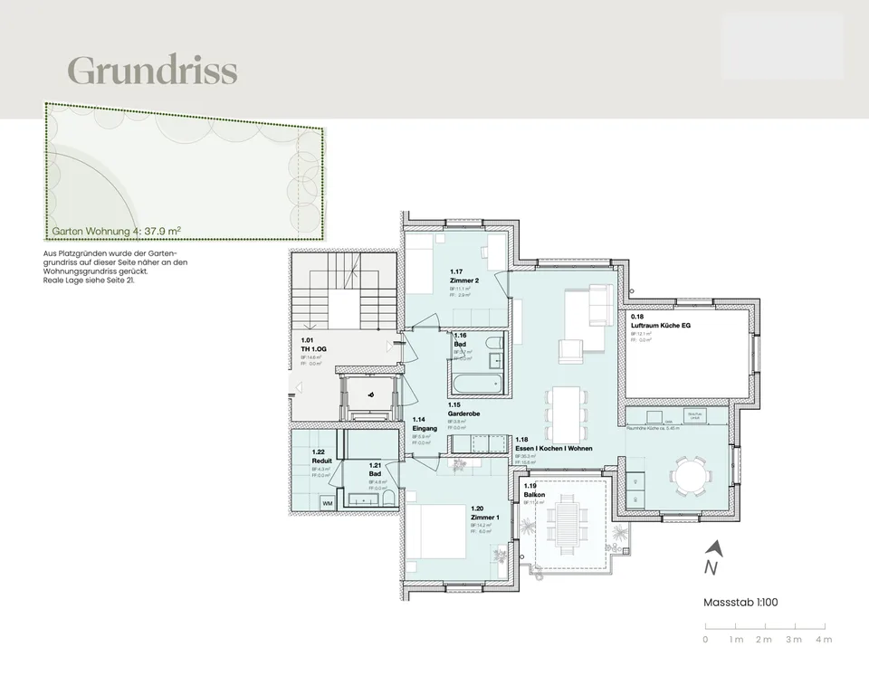 Moderne 3.5-Zimmer-Neubauwohnung mit Balkon in Oberglatt – Foto 6 von 7