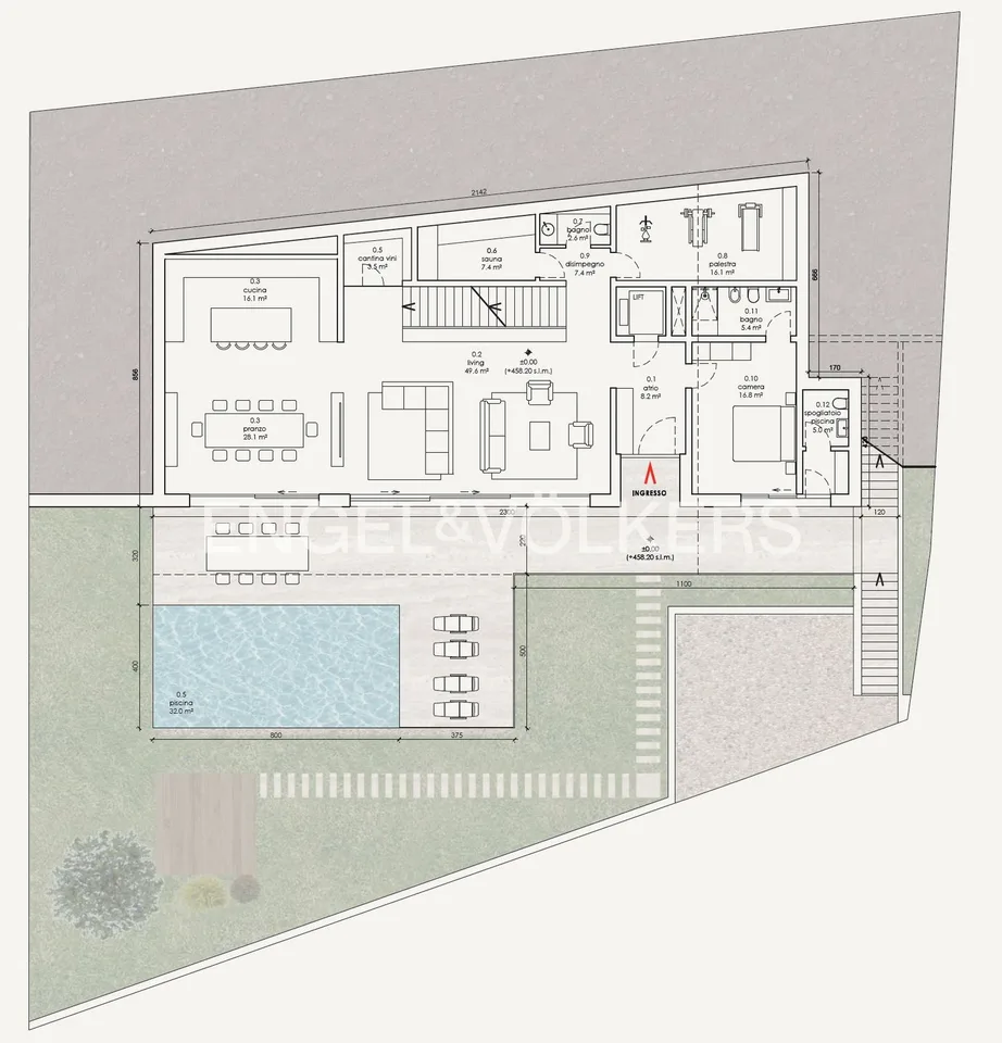 Villa da ristrutturare con vista lago – foto 10 di 12